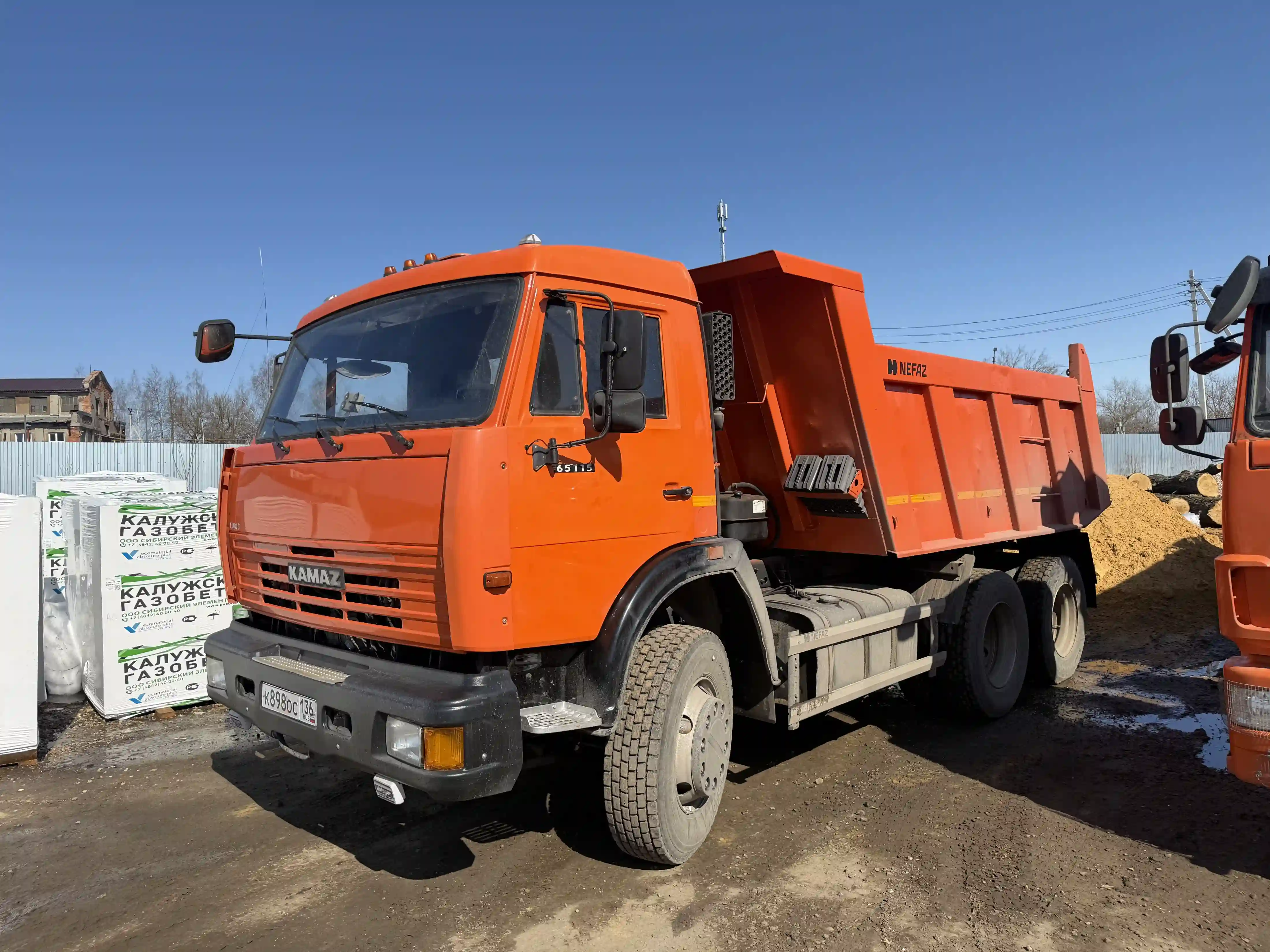 Самосвал КАМАЗ 15 тонн